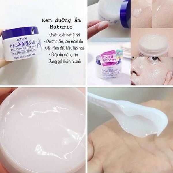 Gel Dưỡng Ẩm Naturie Skin Conditioning Gel Chiết Xuất Hạt Ý Dĩ 180g