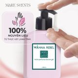 (HSD: 11/2026) Sữa Tắm Nước Hoa Niche Make Scents Hương Xạ Hương Hoang Dã - Wanna Rebel 250Gr