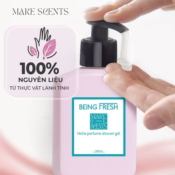 (HSD: 11/2026) Sữa Tắm Nước Hoa Niche Make Scents Hương Quả Mọng Tươi Mát - Being Fresh 250Gr