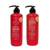Combo Dầu Gội Và Xả Thảo Dược Thái Lan Cruset TP05 Chiết Xuất Lựu Đỏ Chăm Sóc Tóc Chuyên Sâu 500mlx2 (Chai đỏ)
