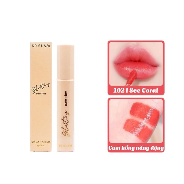 Son Bóng So Glam Glasting Dew Trang Điểm Dễ Dàng 4g