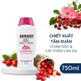 Sữa Tắm Chiết Xuất Tầm Xuân Agrado 750ml