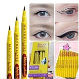 Combo 2 Bút Kẻ Mắt Nước Maybelline Lâu Trôi Chống Nước, Siêu Mảnh 0.1mm (10g)