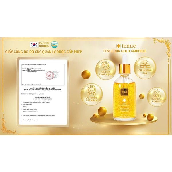 (HSD: 7/2026) Serum Tinh Chất Vàng 24K Ampoule 100ml