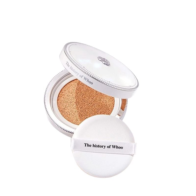 Cushion Trang Điểm Dưỡng Trắng Whoo Gongjinhyang Seol Radiant White Moisture Cushion Foundation SPF50+ PA+++ MÀU 21