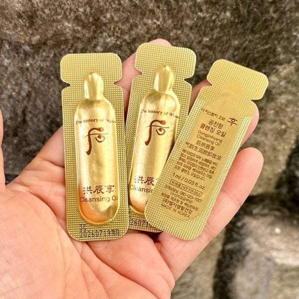 (HSD: 7/2026) Combo 50 Dầu Tẩy Trang Whoo Gongjinhyang Cleansing Oil 1mlx50