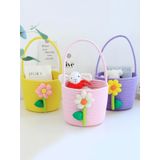 Giỏ Xách Họa Tiết Hoa Dễ Thương Mẫu DAJT063