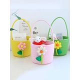 Giỏ Xách Họa Tiết Hoa Dễ Thương Mẫu DAJT063
