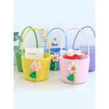 Giỏ Xách Họa Tiết Hoa Dễ Thương Mẫu DAJT063