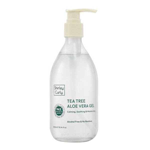 (HSD: 7/2026) Gel Dưỡng Ẩm Shirley Curly Tea Tree Aloe Vera Gel 300Ml