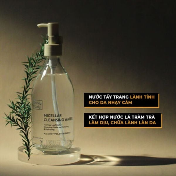 (HSD: 6/2026) Nước Tẩy Trang Shirley Curly Micellar Cleansing Water 300Ml