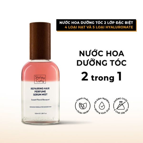 (HSD: 5/2026) Dầu Dưỡng Tóc Hương Nước Hoa Shirley Perfum For Hair 100Ml