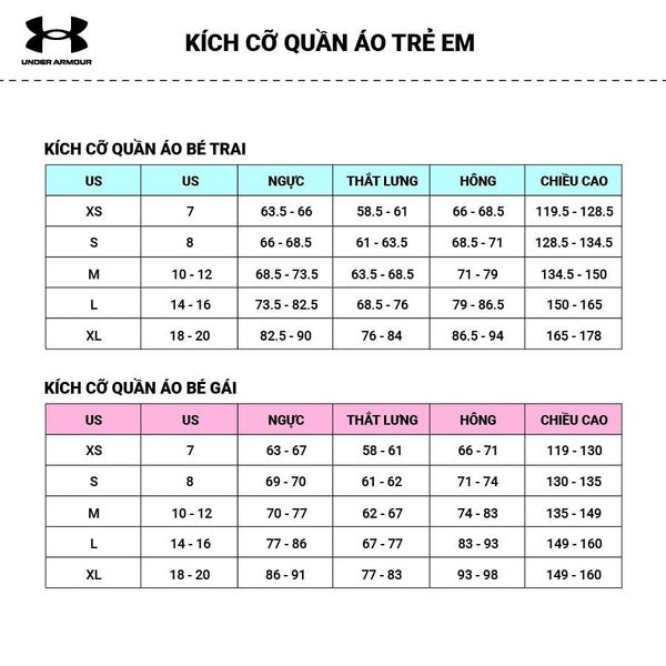 f1689 Tập luyện Bé Gái Under Armour UA Sky Is Not The Limit SS 1369913-560