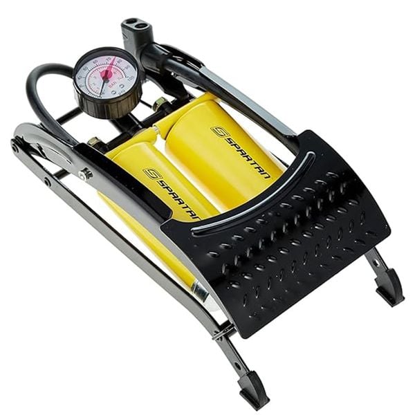 Bơm Xe Đạp Spartan Foot Pump - Double cylinder SP-9022