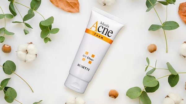 (HSD: 5/2026) Sữa Rửa Mặt Rosette Ngăn Ngừa Mụn Dành Cho Nam Men's Acne Foam 120G