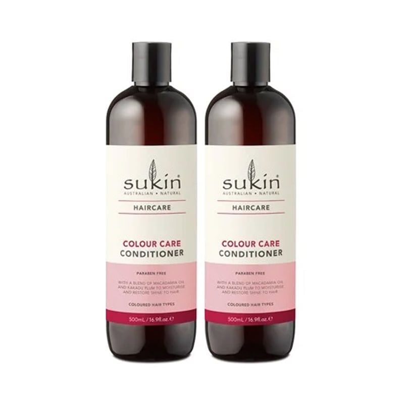 (HSD: 07/2024) Combo 2 Dầu Xả Dành Cho Tóc Nhuộm Sukin Haircare Colour Care Conditioner 500mlx2