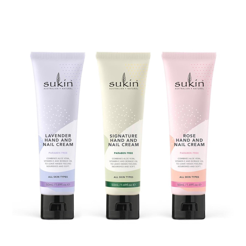 Bộ Ba Sản Phẩm Kem Dưỡng Da Tay Hand Cream Sukin Trio Pack 50mlx3 –  Vstyle.vn