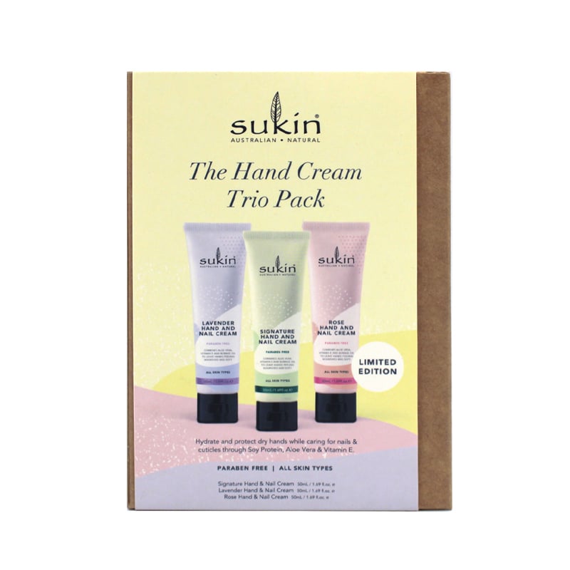 Bộ Ba Sản Phẩm Kem Dưỡng Da Tay Hand Cream Sukin Trio Pack 50mlx3 – Vstyle.vn