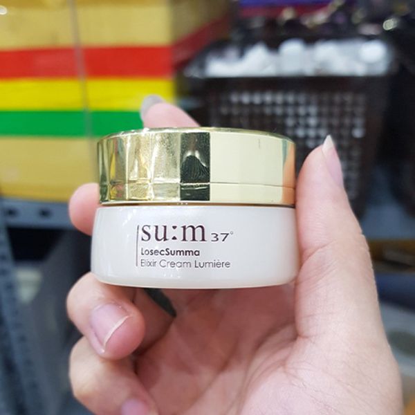 (HSD: 5/2026) Kem Dưỡng Trắng Sáng Chống Lão Hóa Sum37 Losec Summa Elixir Cream Lumiere 10ml