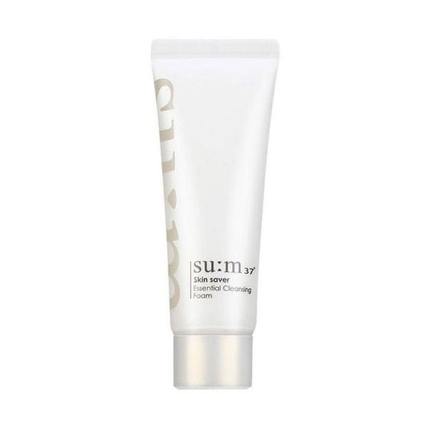 (HSD: 5/2026) Sữa Rửa Mặt Su:m37 Skin Saver Essential Cleansing Foam 40ml (Hàng tách set)