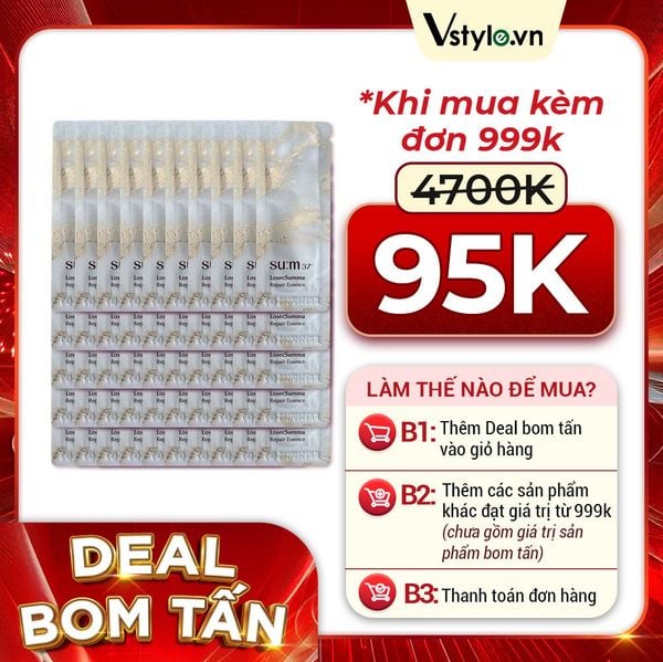 Combo 50 Gói Tinh Chất Vàng Su:m37 Losec Summa REPAIR Essence 1mlx50 (DEAL BOM TẤN 999K)