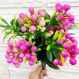 Cành Sơ Ri Chùm Hồng Cao Cấp Sunflower