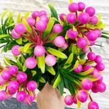 Cành Sơ Ri Chùm Hồng Cao Cấp Sunflower