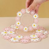 Tấm Lót Đế Ly Hình Hoa size L Mẫu SUNH066