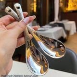 Combo 3 Thìa Inox Không Rỉ Cổ Điển Mẫu SUNH069