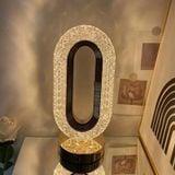 Đèn Led Pha Lê 3 Màu Sạc Pin, Tích Điện Mẫu SUNH090