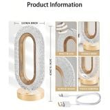 Đèn Led Pha Lê 3 Màu Sạc Pin, Tích Điện Mẫu SUNH090