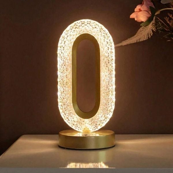 Đèn Led Pha Lê 3 Màu Sạc Pin, Tích Điện Mẫu SUNH090