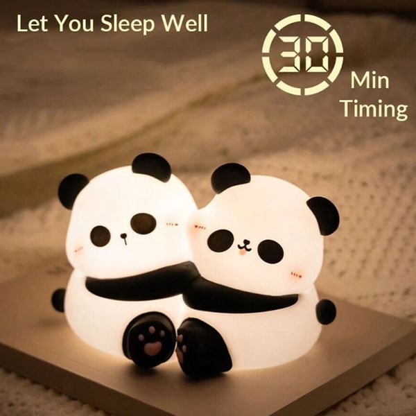 Đèn Ngủ Hình Gấu Trúc Mẫu SUNH126