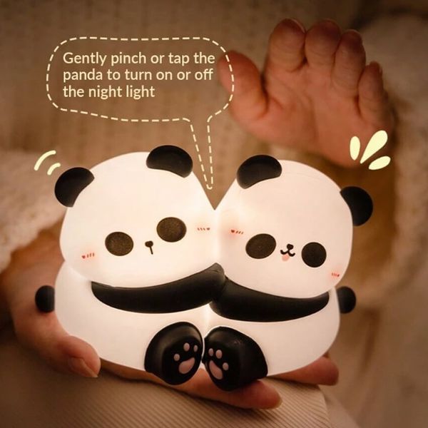 Đèn Ngủ Hình Gấu Trúc Mẫu SUNH126