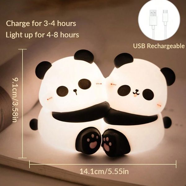 Đèn Ngủ Hình Gấu Trúc Mẫu SUNH126