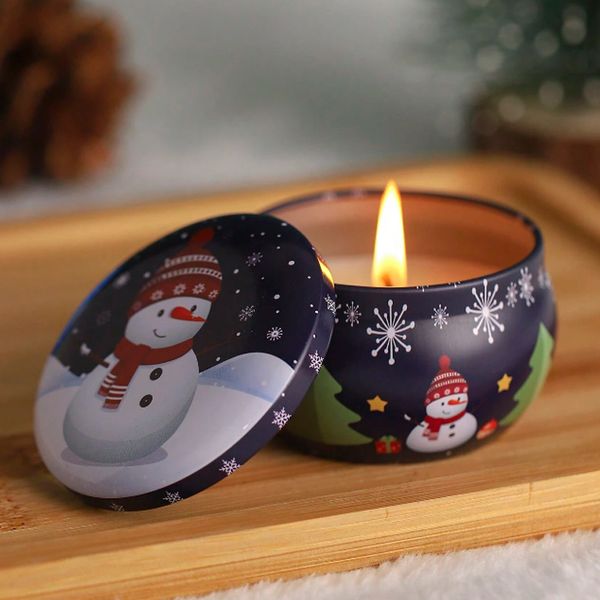 Nến Thơm Giáng Sinh Mẫu SUNH132