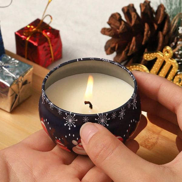 Nến Thơm Giáng Sinh Mẫu SUNH132