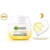 Mặt Nạ Ngủ Dưỡng Trắng Da Tinh Chất Sữa Chua Garnier Light Complete Yoghurt Sleeping Mask 50ml (N)