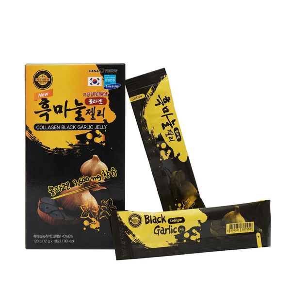 (HSD: 9/2025) Thạch Collagen Cana Young chiết xuất Tỏi đen (Hộp 10 gói)