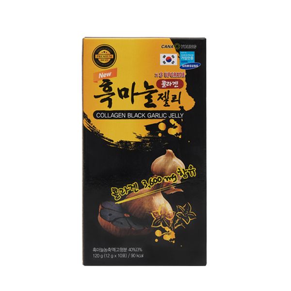 (HSD: 9/2025) Thạch Collagen Cana Young chiết xuất Tỏi đen (Hộp 10 gói)