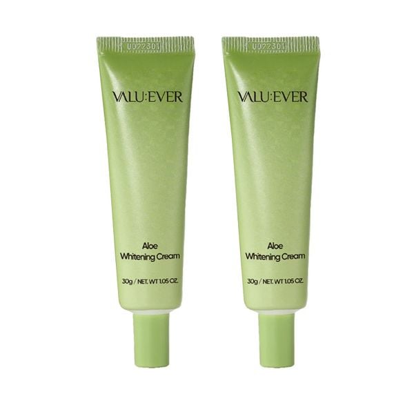 (HSD: 5/2026) Combo 2 Kem Dưỡng Tinh Chất Lô Hội VALU:EVER Aloe Whitening Cream 30Gx2