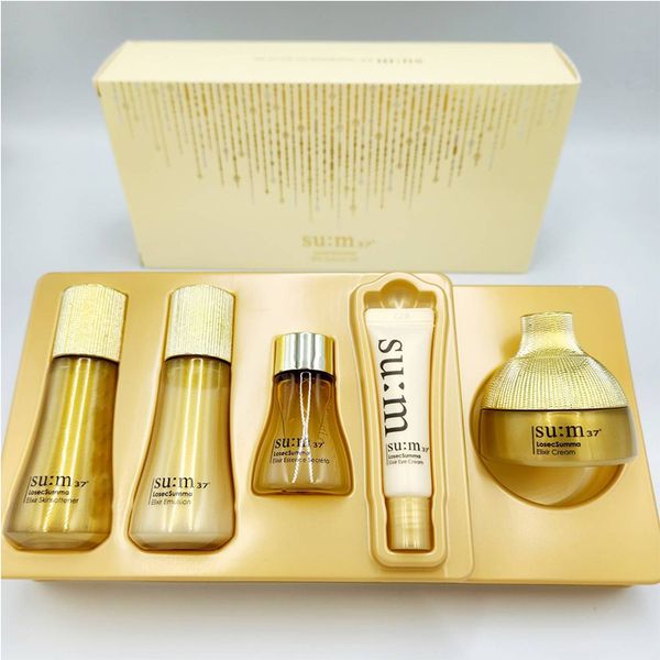 (HSD: 10/2026) Bộ Dưỡng Tái Sinh Da Cao Cấp Su:m37 Losec Summa Elixir Gift Set 5PCS