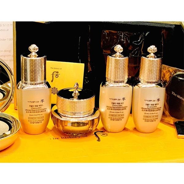 Bộ Dưỡng Da Tái Sinh Trẻ Hóa Căng Mịn Da Whoo Ultimate Regenerating 4pcs