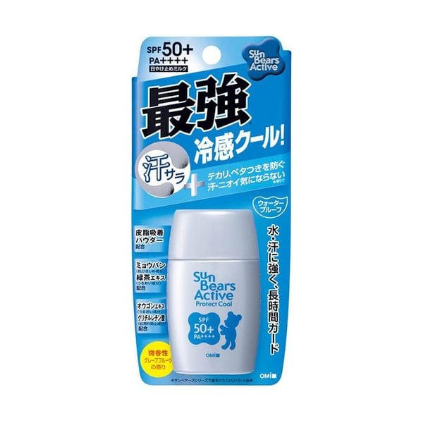 (HSD: 1/2026) Kem Chống Nắng Chống Thấm Nước, Lâu Trôi Siêu Mát Lạnh OMI SUNBEARS SPF 50+ PA++++ 30G