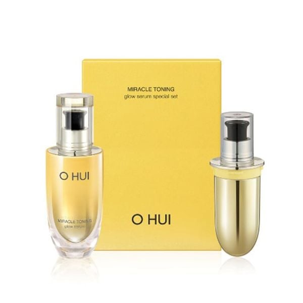 Bộ Tinh Chất Dưỡng Sáng Ohui Miracle Toning Glow Serum 100ml Set