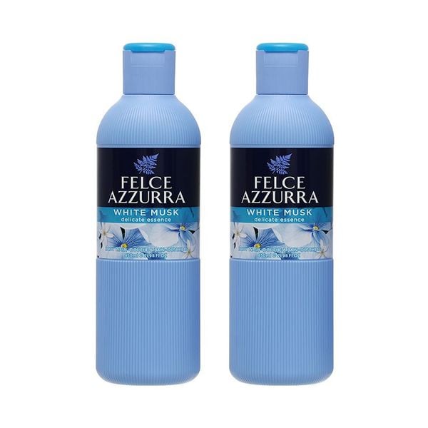 Combo 2 Sữa Tắm Nước Hoa Felce Azzurra Hương Xạ Hương Trắng 650mlx2
