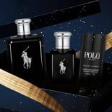 Bộ Quà Tặng Nước Hoa Nam Ralph Lauren Polo Black EDT Set Kèm Túi Nam