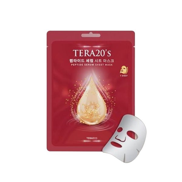 Hộp Mặt Nạ Tinh Chất Peptide Tera20’S (Hộp 8 miếng)