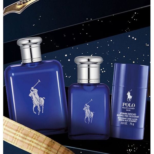 Bộ Quà Tặng Nước Hoa Nam Ralph Lauren Polo Blue 125ml-40ml-75ml