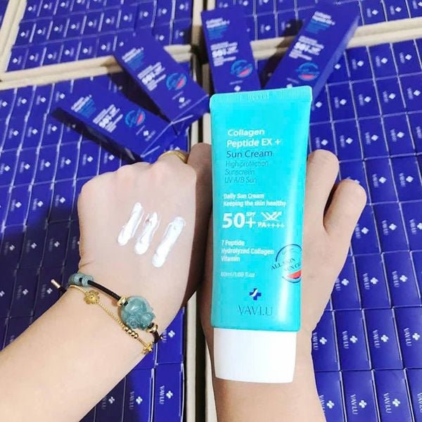 Kem Chống Nắng VAVI.U Collagen Peptide EX 60ml
